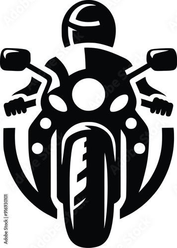 motorcycle sport bike silhouette