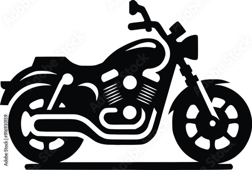 motorcycle sport bike silhouette
