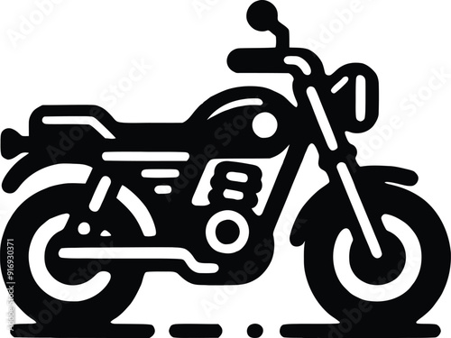 motorcycle sport bike silhouette