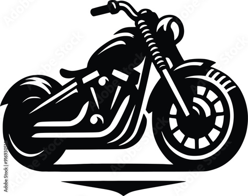 motorcycle sport bike silhouette