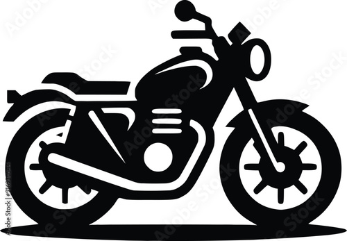 motorcycle sport bike silhouette