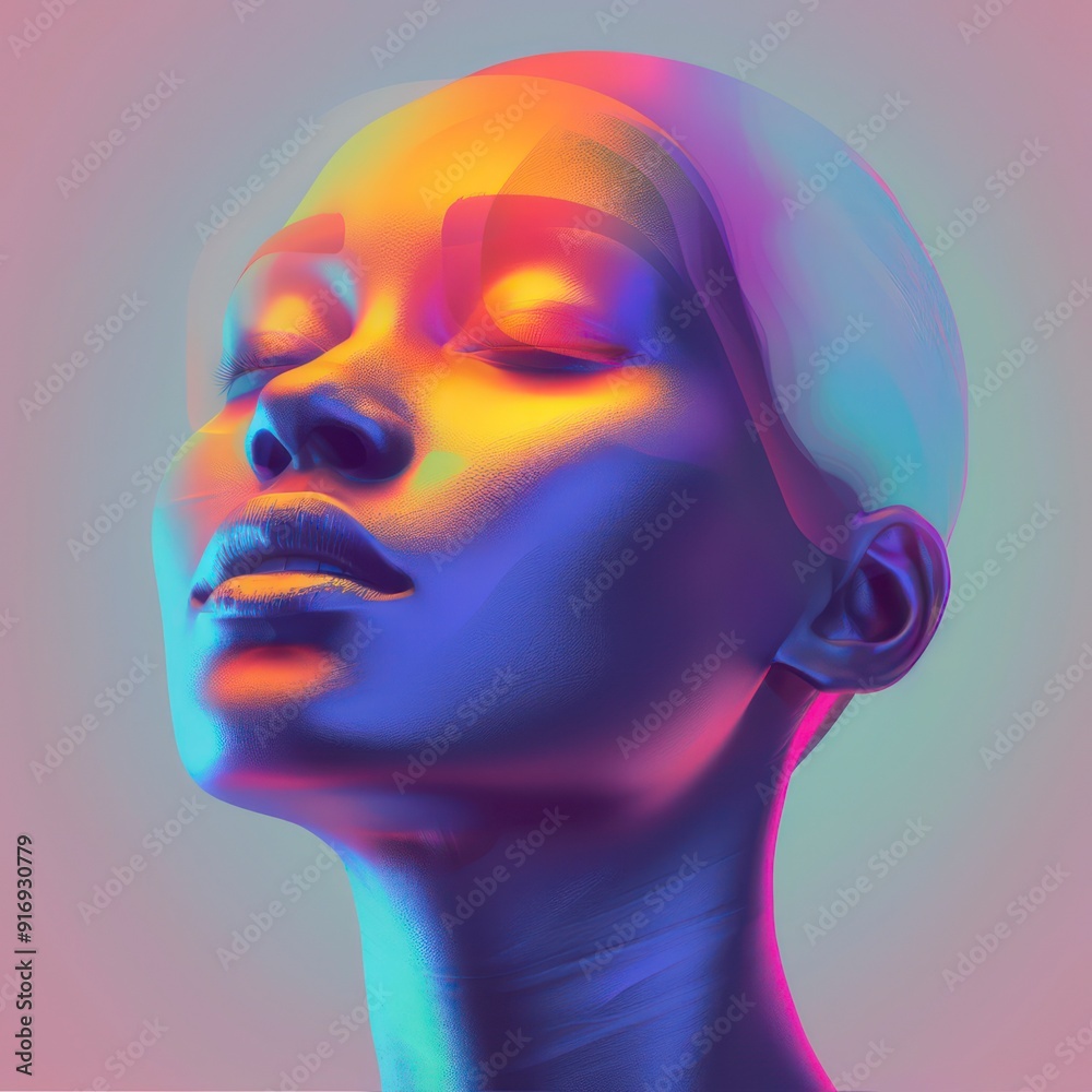 generative portrait with amazing posture and modern aesthetics generative portrait with amazing posture and modern aesthetics
