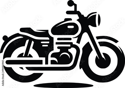 motorcycle sport bike silhouette
