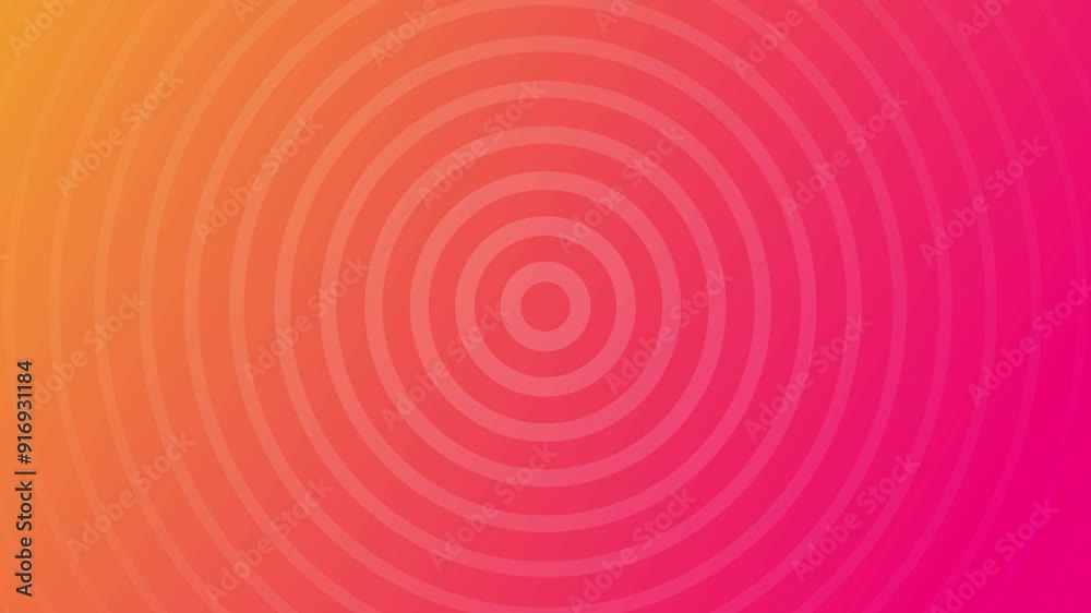 Abstract blurred gradient background motion with circle waves centered in red and yellow colors. Abstract blurred gradient background motion with circle waves centered in red and yellow colors.