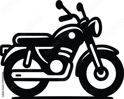 motorcycle sport bike silhouette