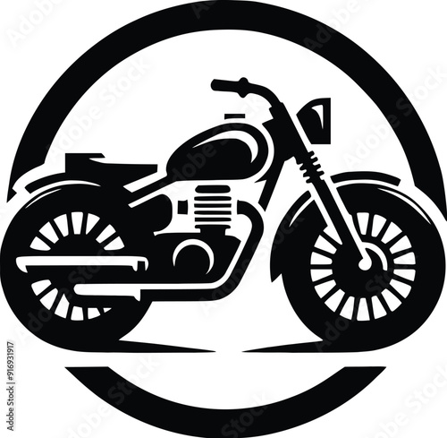 motorcycle sport bike silhouette