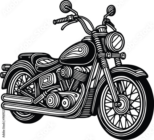 motorcycle sport bike silhouette