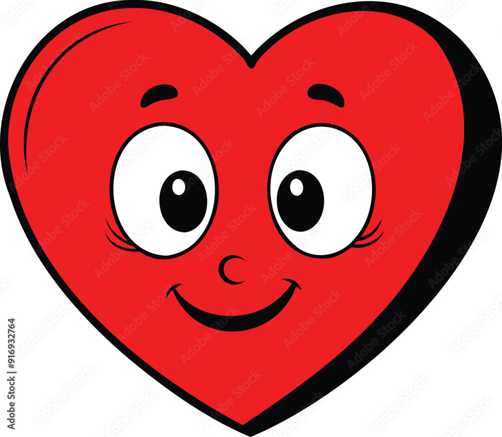 Happy Heart, love, romance or valentine's day red heart. Heart vector icons. Artistic red heart love symbols isolated editable vector. Happy Heart, love, romance or valentine's day red heart. Heart vector icons. Artistic red heart love symbols isolated editable vector.