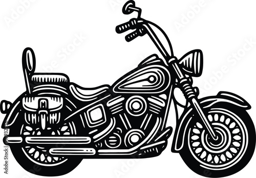 motorcycle sport bike silhouette