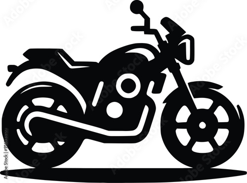 motorcycle sport bike silhouette