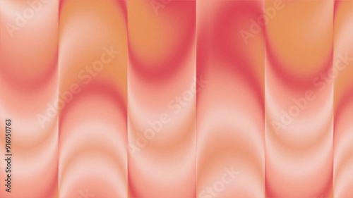 orange and red wiggle colorful lopping abstract background animation
