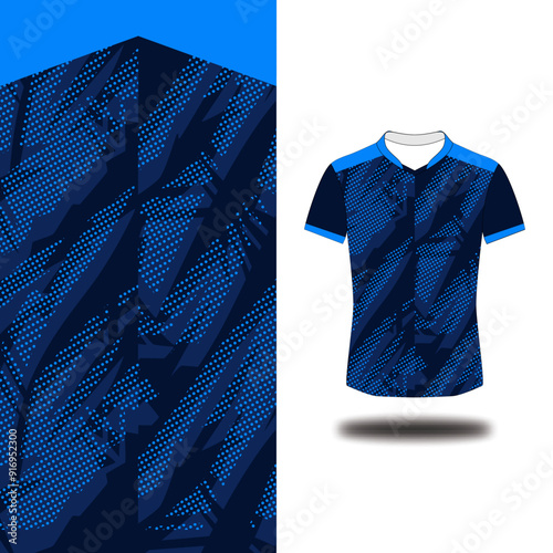 blue sport pattern premium design