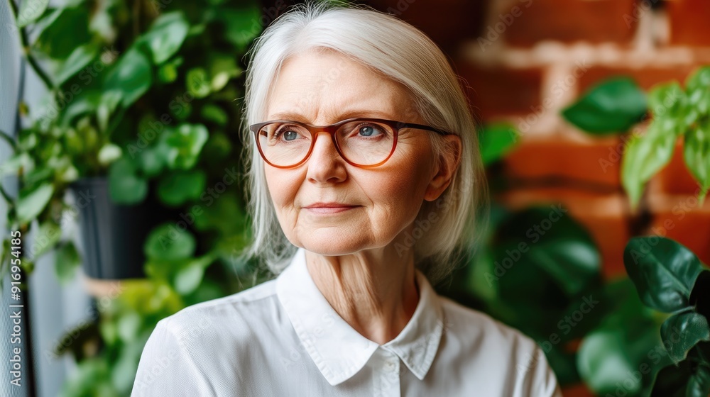 Professional Female Leader in Creative Workspace Setting Professional Female Leader in Creative Workspace Setting