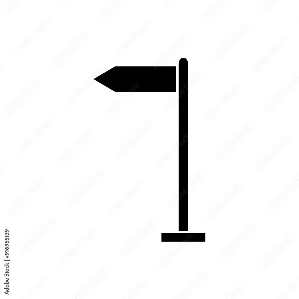 Signpost Icon vector design symbol illustration Signpost Icon vector design symbol illustration
