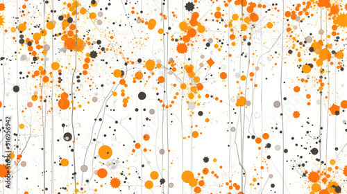 Abstrakter Hintergrund mit Farbklecksen, made by AI