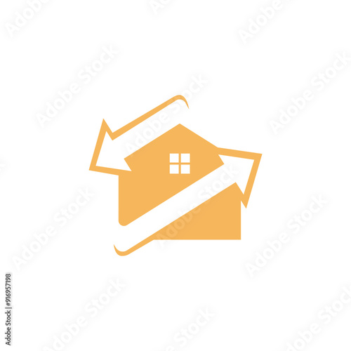 Home renovation and flip house logo