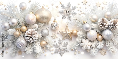 Christmas background, decorations.