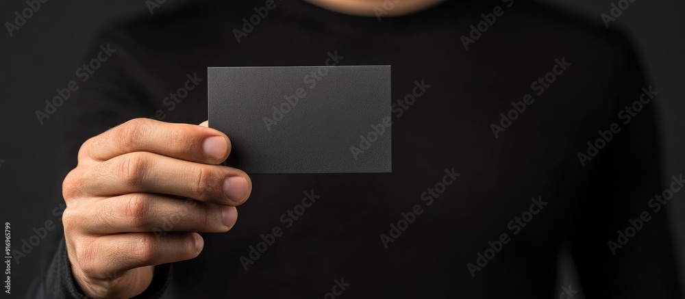 We can assist in crafting a message on the card held in the hand of a friendly smiling man. with copy space image. Place for adding text or design We can assist in crafting a message on the card held in the hand of a friendly smiling man. with copy space image. Place for adding text or design