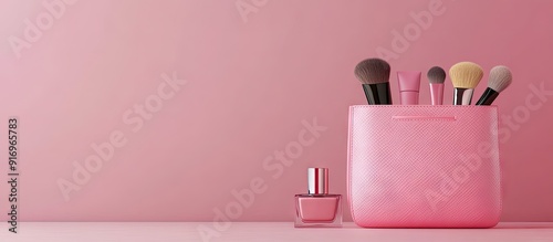 Cosmetic bag featuring make...