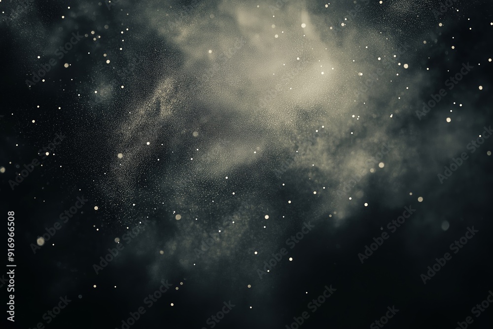 Obraz premium A dark sky with a lot of stars and a lot of dust. Grunge texture, overlay texture.