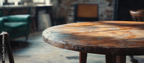 worn retro chic table. with...