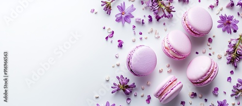 Cake macaron or macaroon is...