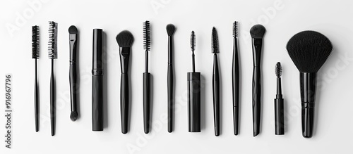 A collection of black makeu...