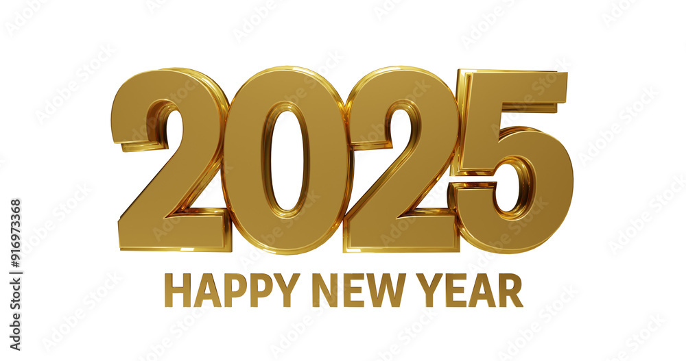 Happy New Year 2025 3D banner design - PSD - PNG - Image Happy New Year 2025 3D banner design - PSD - PNG - Image
