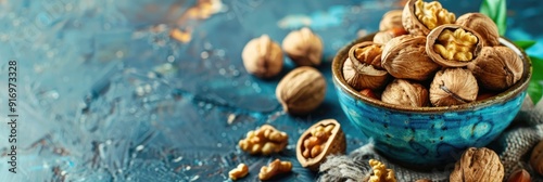 Benefits of Walnuts Brain and Heart Health Diabetes Management Nutrient Rich Walnut Oil Essential Fats Vitamin B Iron and Magnesium Nourishing Edible Seed for Winter Supports Joint and Tend photo