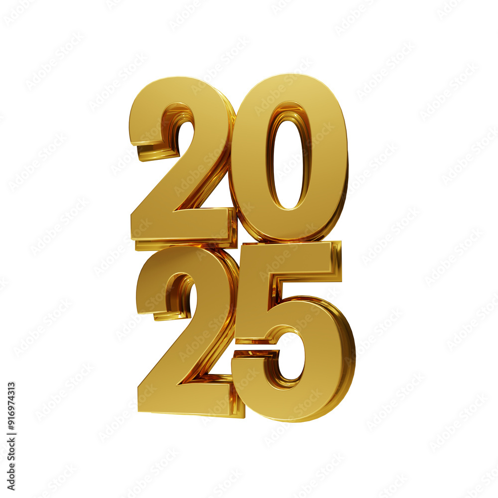 Happy New Year 2025 3D banner design - PSD - PNG - Image Happy New Year 2025 3D banner design - PSD - PNG - Image