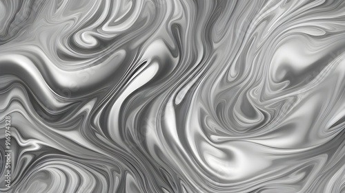 silver ink liquid background 