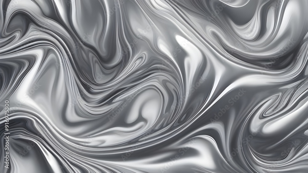 silver ink liquid background 