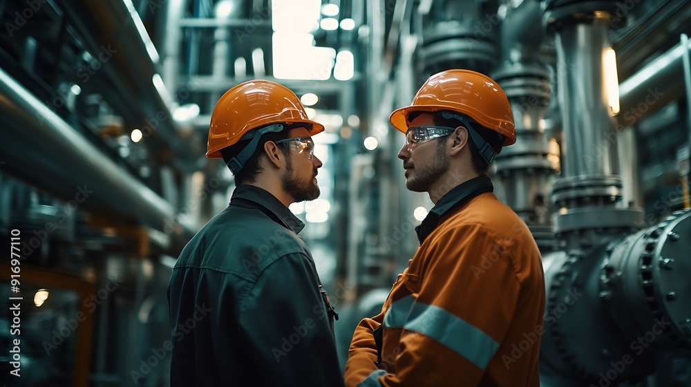 Workers inspecting building equipment Maintenance and inspection : Generative AI Workers inspecting building equipment Maintenance and inspection : Generative AI