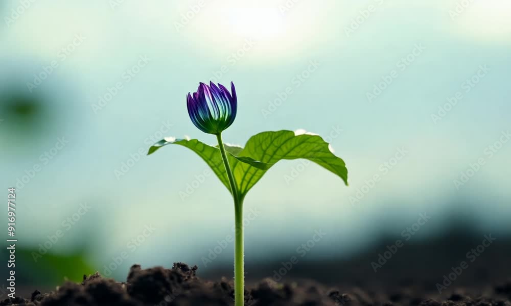 spring flower growing in a garden