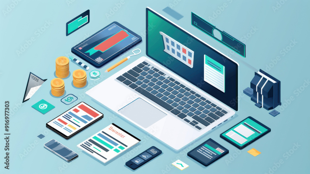 Secure online banking with a laptop and mobile device Secure online banking with a laptop and mobile device