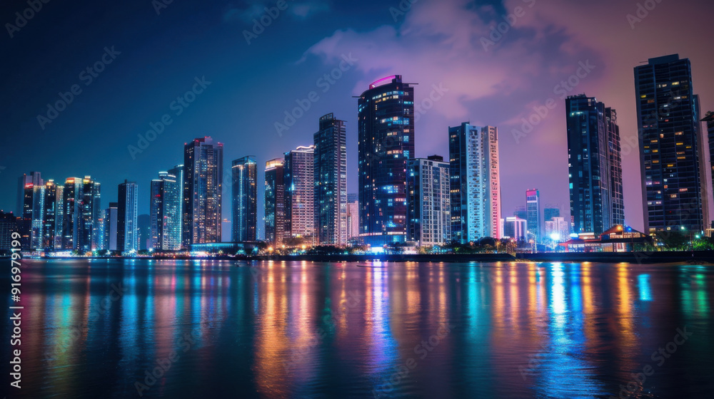 Fototapeta premium Smart cities using IoT for energy efficiency