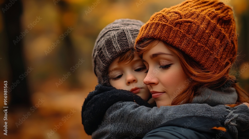 Autumn Embrace A Tapestry of Family Love : Generative AI Autumn Embrace A Tapestry of Family Love : Generative AI