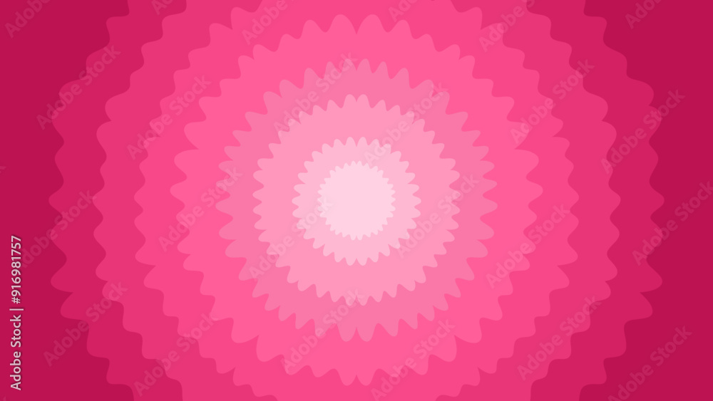 Pink gradient abstract background with flowers circle pattern Pink gradient abstract background with flowers circle pattern