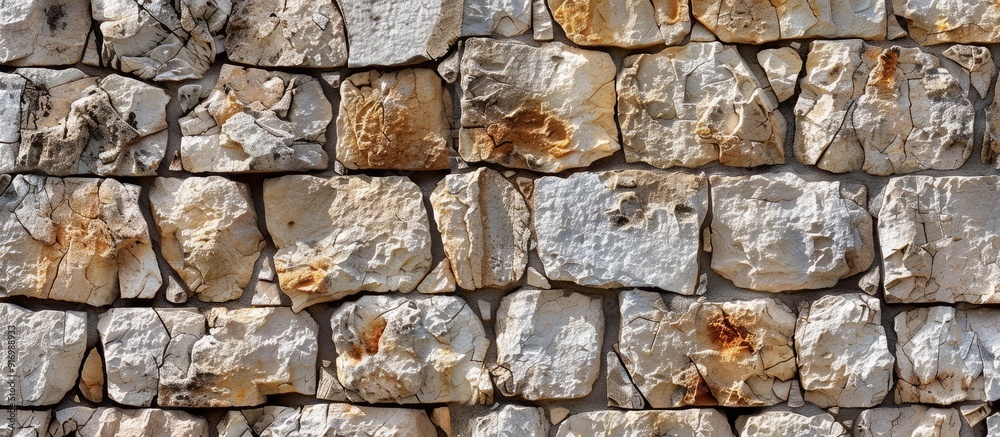 Elegant and distinctive patterns grace the aged stone wall creating a beautiful and unique design for a copy space image Elegant and distinctive patterns grace the aged stone wall creating a beautiful and unique design for a copy space image