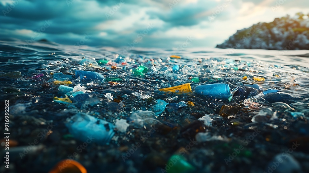 Plastic ocean pollution : Generative AI Plastic ocean pollution : Generative AI