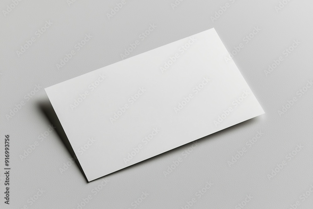 Blank paper mockup on isolated background created with generative ai Blank paper mockup on isolated background created with generative ai