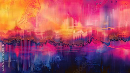 scientific experimental noise heat map, xy chart