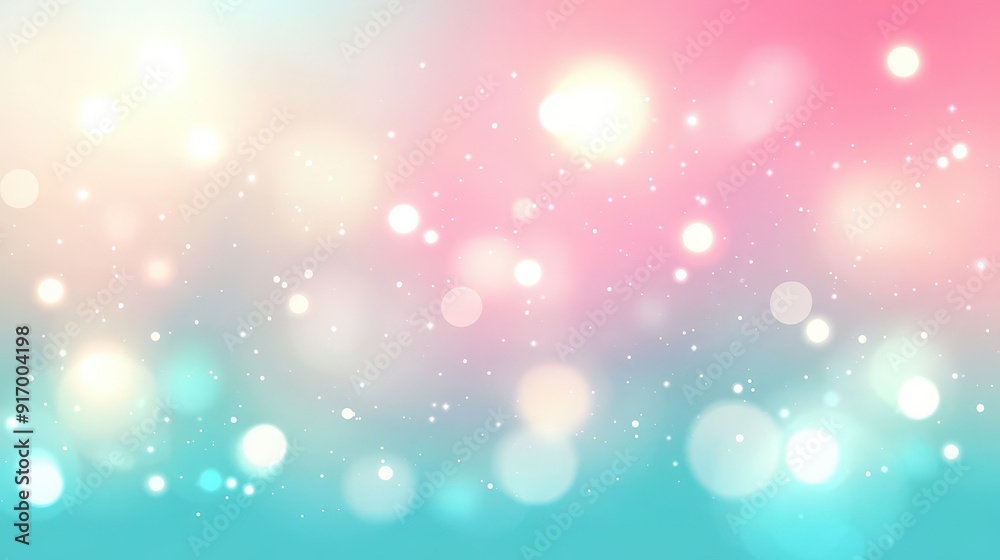 A soft, dreamy background with bokeh lights in pastel colors for design use. A soft, dreamy background with bokeh lights in pastel colors for design use.