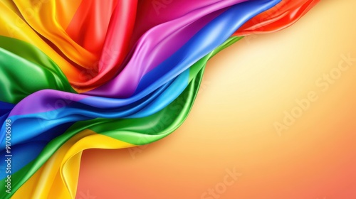 High-quality LGBTQIA Pride background with a bold rainbow design, high-resolution vector illustration, perfect for inclusive celebrations