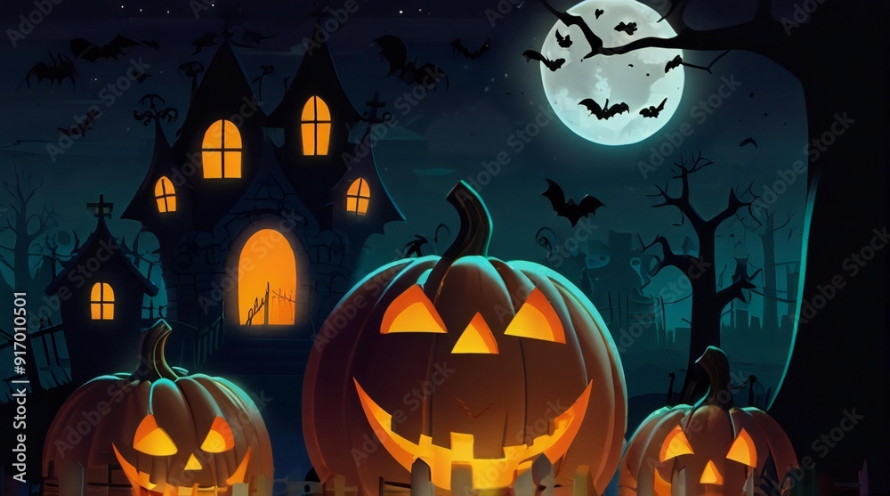 halloween background with pumpkin halloween background with pumpkin
