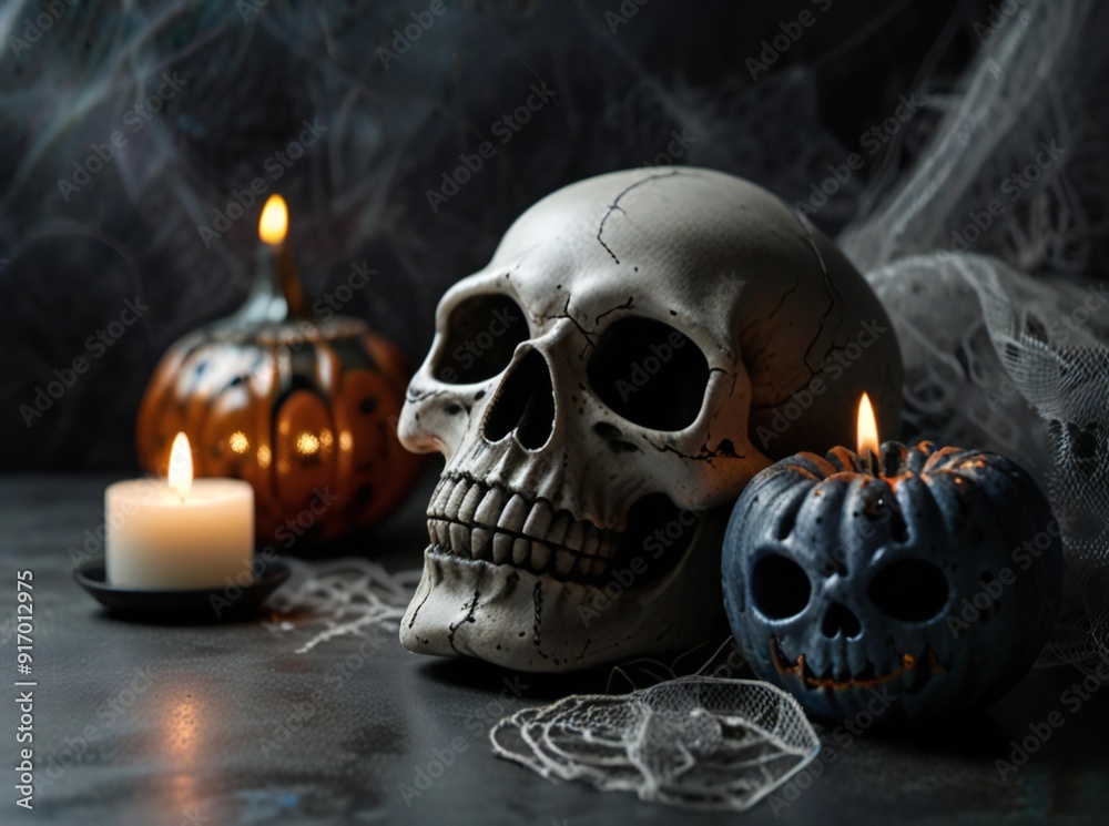 skull and candle skull and candle