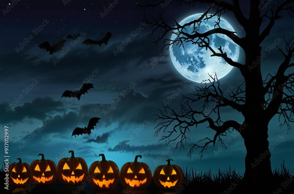 halloween background with pumpkin halloween background with pumpkin