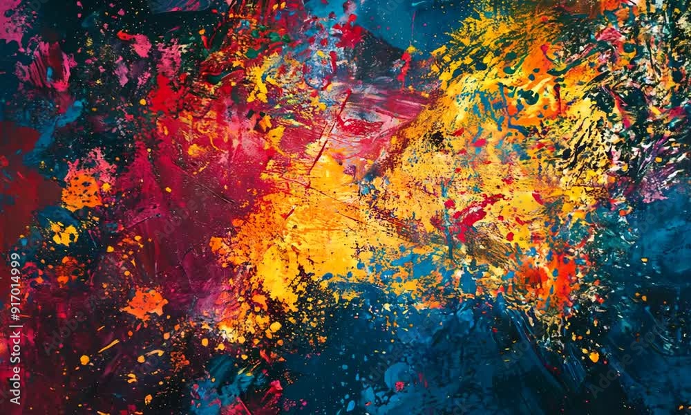 Abstract Colorful Painting Abstract Colorful Painting