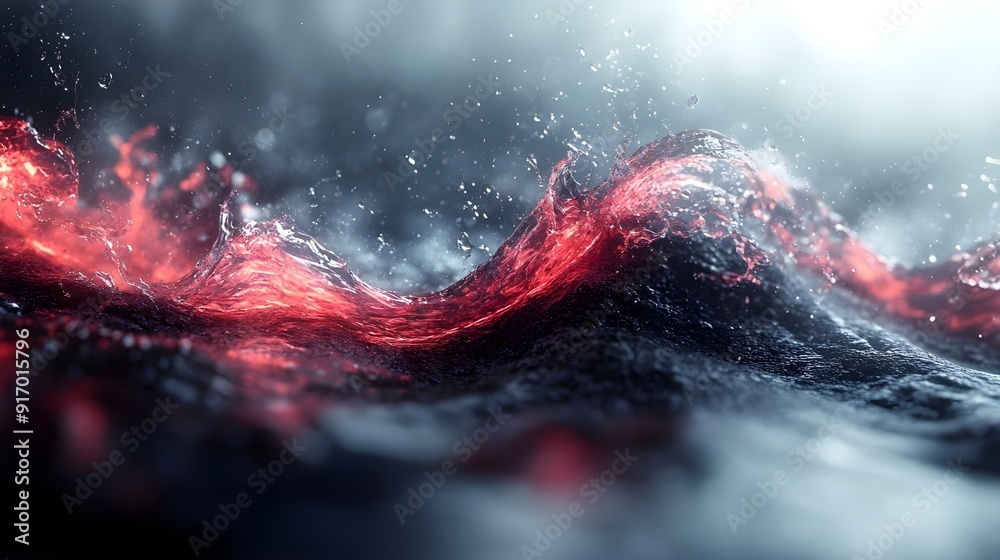 ocean waves art image