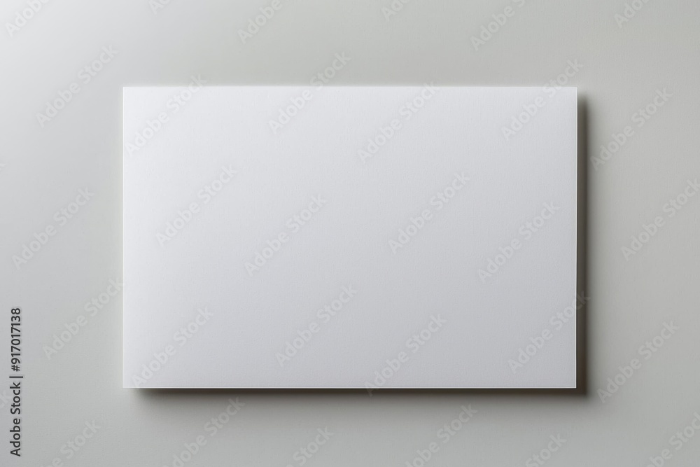 Blank paper mockup on isolated background created with generative ai